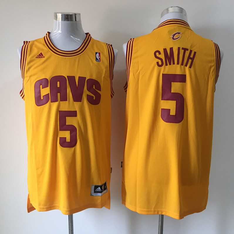 Cleveland Cavaliers #5 J.R. Smith Yellow Revolution 30 Swingman Jerseys,We sell and wholesale Cleveland Cavaliers #5 J.R. Smith Yellow Revolution 30 Swingman Jerseys on line form chian!