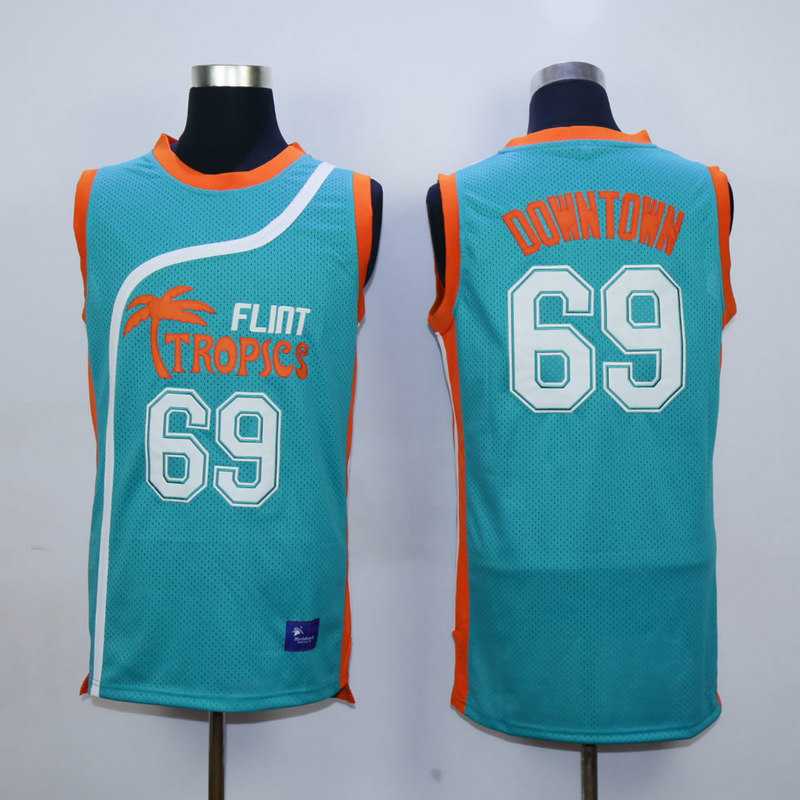 Flint Tropics Semi Pro Movie #69 Downtown Green Jerseys,We sell and wholesale Flint Tropics Semi Pro Movie #69 Downtown Green Jerseys on line form chian!