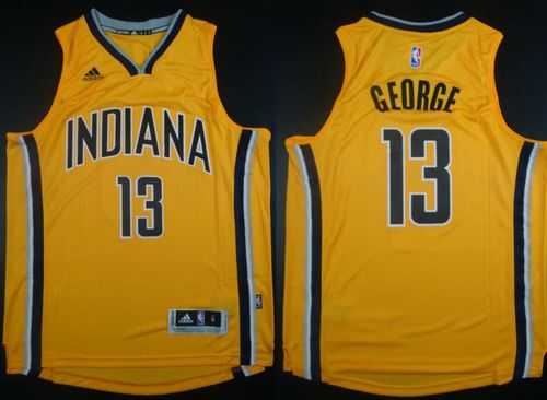 Indiana Pacers #13 Paul George Revolution 30 Yellow Stitched Jerseys,We sell and wholesale Indiana Pacers #13 Paul George Revolution 30 Yellow Stitched Jerseys on line form chian!