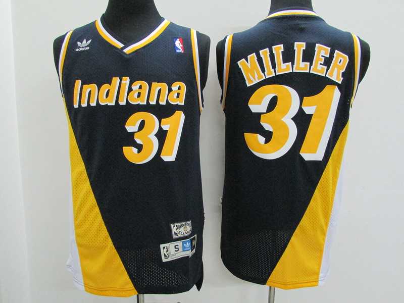 Indiana Pacers #31 Reggie Miller Navy Blue-Yellow Throwback Stitched Jerseys,We sell and wholesale Indiana Pacers #31 Reggie Miller Navy Blue-Yellow Throwback Stitched Jerseys on line form chian!