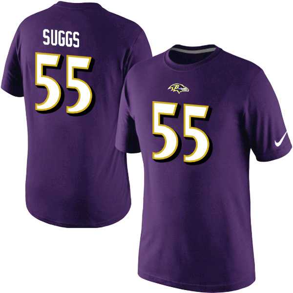 Men Nike Baltimore Ravens 55 Terrell Suggs Player Pride Name x26 Number T-Shirt Purple,We sell and wholesale Men Nike Baltimore Ravens 55 Terrell Suggs Player Pride Name x26 Number T-Shirt Purple on line form chian!