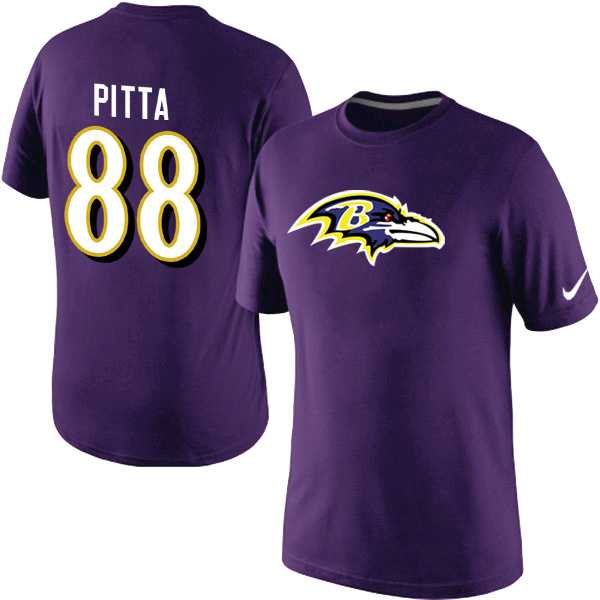 Men Nike Baltimore Ravens 88 PITTA Name x26 Number T-Shirt Purple,We sell and wholesale Men Nike Baltimore Ravens 88 PITTA Name x26 Number T-Shirt Purple on line form chian!