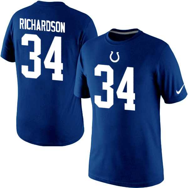 Men Nike Indianapolis Colts 34 Trent Richardson Player Pride Name and Number T-Shirt Royal Blue,We sell and wholesale Men Nike Indianapolis Colts 34 Trent Richardson Player Pride Name and Number T-Shirt Royal Blue on line form chian!