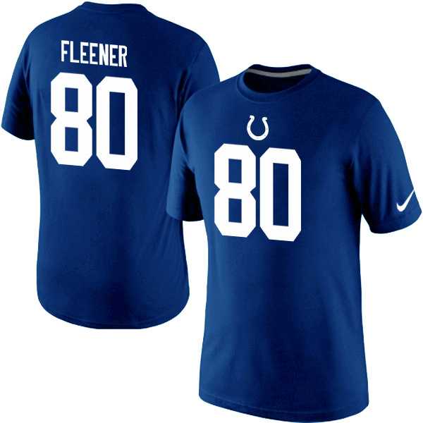 Men Nike Indianapolis Colts 80 Coby Fleener Player Pride Name and Number T-Shirt Royal Blue,We sell and wholesale Men Nike Indianapolis Colts 80 Coby Fleener Player Pride Name and Number T-Shirt Royal Blue on line form chian!