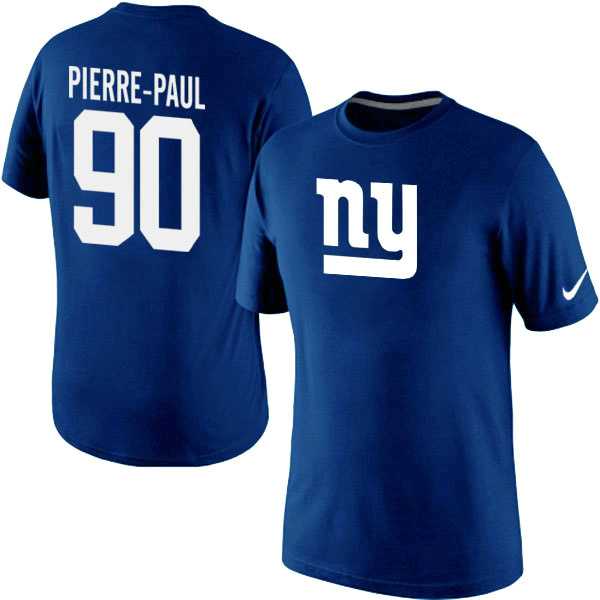Men Nike New York Giants 90 Jason Pierre-Paul Name x26 Number T-Shirt Royal Blue,We sell and wholesale Men Nike New York Giants 90 Jason Pierre-Paul Name x26 Number T-Shirt Royal Blue on line form chian!
