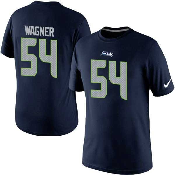 Men Nike Seattle Seahawks 54 Wagner Player Pride Name x26 Number T-Shirt D.Blue,We sell and wholesale Men Nike Seattle Seahawks 54 Wagner Player Pride Name x26 Number T-Shirt D.Blue on line form chian!