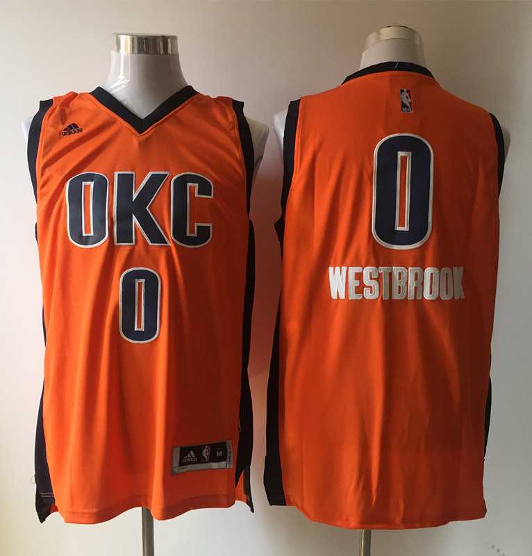 Oklahoma City Thunder #0 Russell Westbrook Orange Alternate Stitched Jerseys,We sell and wholesale Oklahoma City Thunder #0 Russell Westbrook Orange Alternate Stitched Jerseys on line form chian!