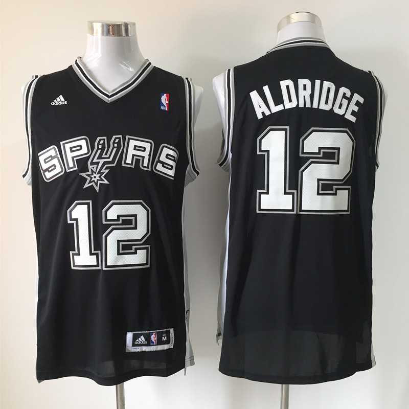 San Antonio Spurs #12 LaMarcus Aldridge Black Road Stitched Jerseys,We sell and wholesale San Antonio Spurs #12 LaMarcus Aldridge Black Road Stitched Jerseys on line form chian!