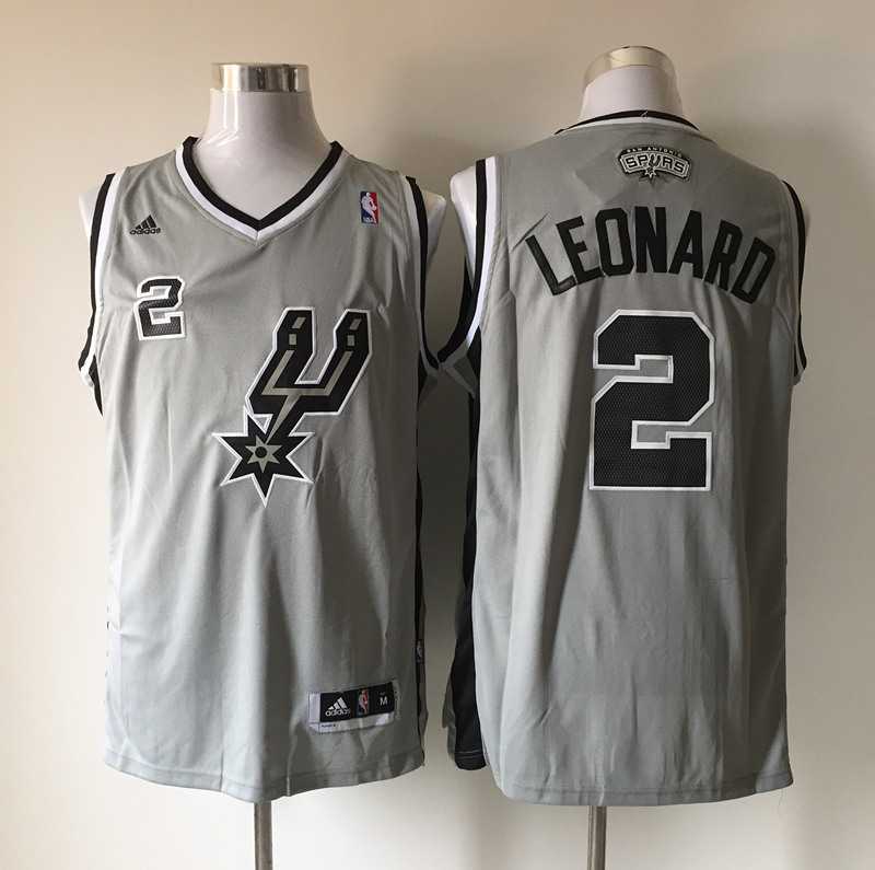 San Antonio Spurs #2 Kawhi Leonard Grey Alternate Finals Patch Stitched Jerseys,We sell and wholesale San Antonio Spurs #2 Kawhi Leonard Grey Alternate Finals Patch Stitched Jerseys on line form chian!