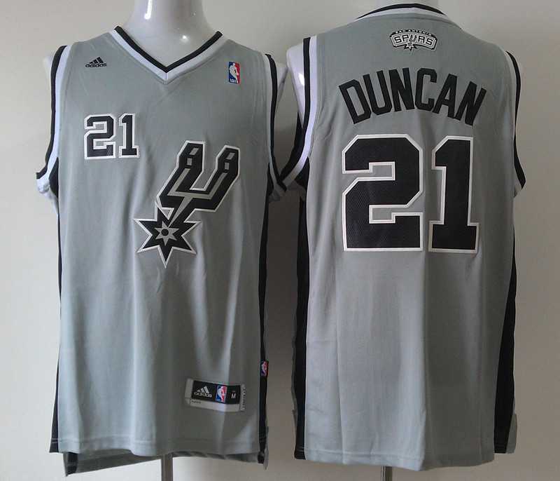 San Antonio Spurs #21 Tim Duncan Revolution 30 Swingman Gray Jerseys,We sell and wholesale San Antonio Spurs #21 Tim Duncan Revolution 30 Swingman Gray Jerseys on line form chian!