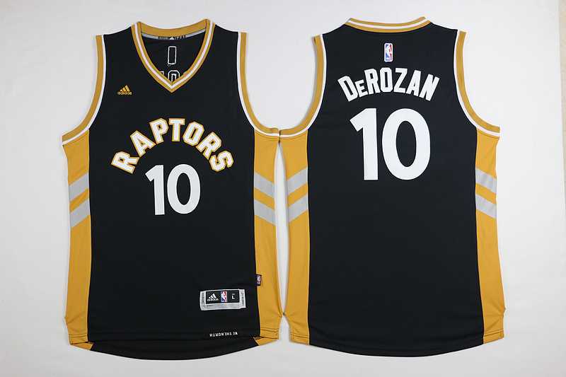 Toronto Raptors #10 DeMar DeRozan Black Gold Stitched Jerseys,We sell and wholesale Toronto Raptors #10 DeMar DeRozan Black Gold Stitched Jerseys on line form chian!