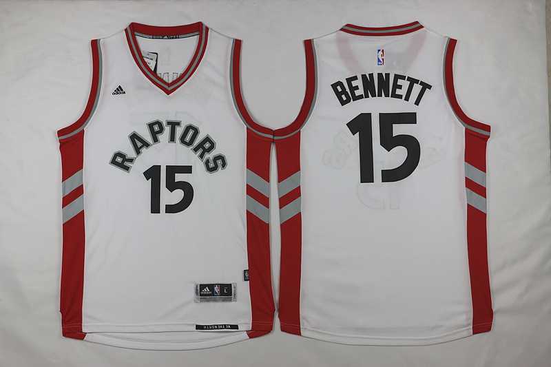 Toronto Raptors #15 Anthony Bennett White Stitched Jerseys,We sell and wholesale Toronto Raptors #15 Anthony Bennett White Stitched Jerseys on line form chian!