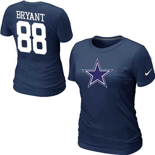 Womens Nike Dallas Cowboys #88 BRYANT Name x26 Number D.Blue T-Shirt,We sell and wholesale Womens Nike Dallas Cowboys #88 BRYANT Name x26 Number D.Blue T-Shirt on line form chian!