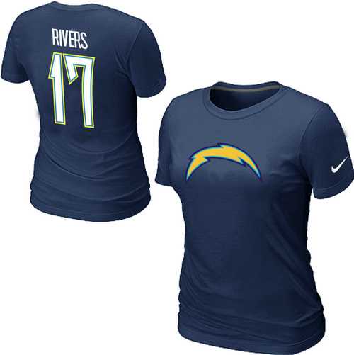Womens Nike San Diego Chargers #17 Phillip Rivers Name x26 Number D.Blue T-Shirt,We sell and wholesale Womens Nike San Diego Chargers #17 Phillip Rivers Name x26 Number D.Blue T-Shirt on line form chian!