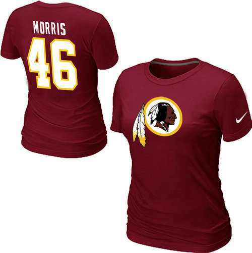 Womens Nike Washington Redskins #46 Alfred Morris Name x26 Number Red T-Shirt,We sell and wholesale Womens Nike Washington Redskins #46 Alfred Morris Name x26 Number Red T-Shirt on line form chian!