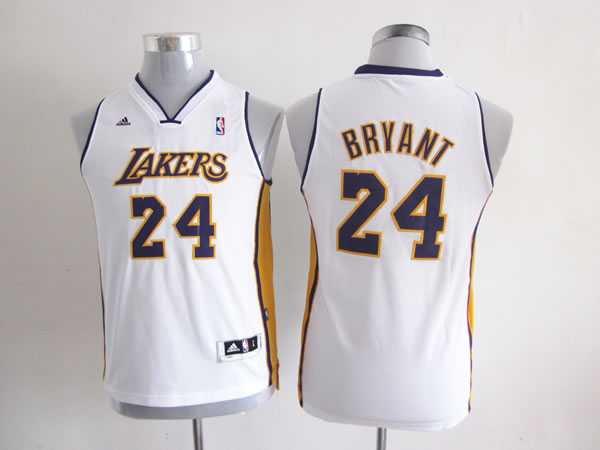 Youth Los Angeles Lakers #24 Bryant White Jerseys,We sell and wholesale Youth Los Angeles Lakers #24 Bryant White Jerseys on line form chian!