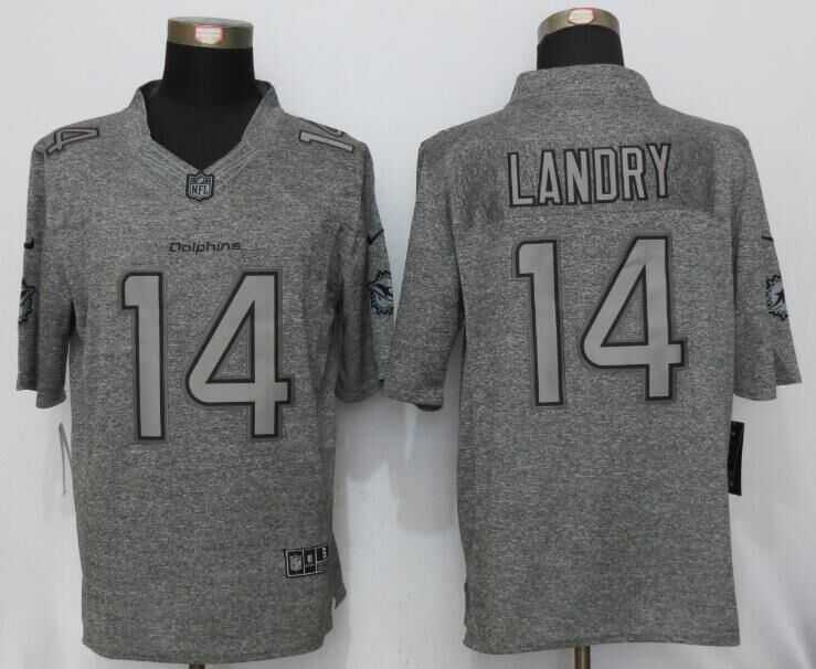Nike Limited Miami Dolphins #14 Landry Gray Men's Stitched Gridiron Gray Stitched Jersey,We sell and wholesale Nike Limited Miami Dolphins #14 Landry Gray Men's Stitched Gridiron Gray Stitched Jersey on line form chian!