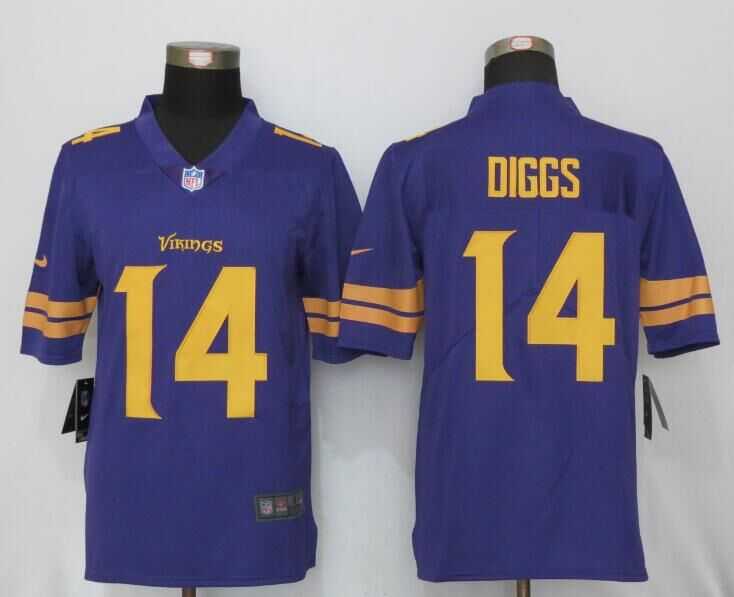 Nike Limited Minnesota Vikings #14 Stefon Diggs Purple Men's 2016 Rush Stitched NFL Jersey,We sell and wholesale Nike Limited Minnesota Vikings #14 Stefon Diggs Purple Men's 2016 Rush Stitched NFL Jersey on line form chian!