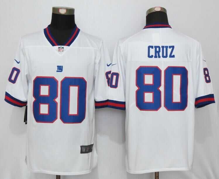 Nike Limited New York Giants #80 Victor Cruz White Men's 2016 Rush Stitched NFL Jersey,We sell and wholesale Nike Limited New York Giants #80 Victor Cruz White Men's 2016 Rush Stitched NFL Jersey on line form chian!