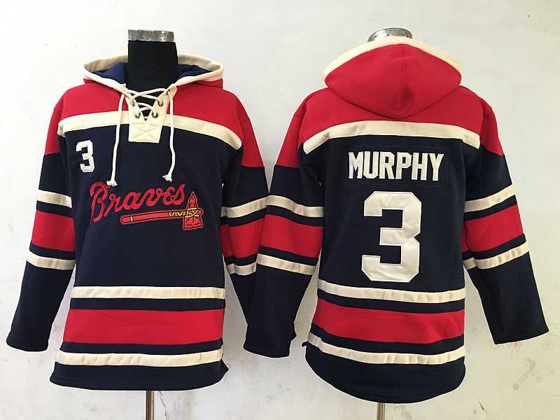 Atlanta Braves #3 Dale Murphy Navy Blue Stitched MLB Hoodie,We sell and wholesale Atlanta Braves #3 Dale Murphy Navy Blue Stitched MLB Hoodie on line form chian!