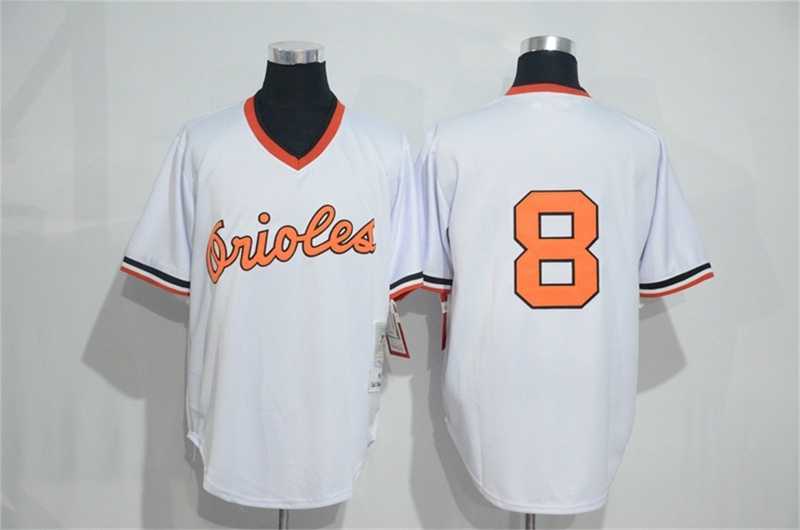Baltimore Orioles #8 Cal Ripken (No Name) Mitchell And Ness White Stitched Pullover Jersey,We sell and wholesale Baltimore Orioles #8 Cal Ripken (No Name) Mitchell And Ness White Stitched Pullover Jersey on line form chian!