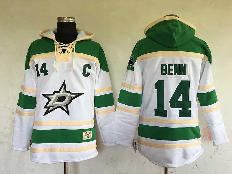 Dallas Stars #14 Jamie Benn New White Stitched NHL Hoodie,We sell and wholesale Dallas Stars #14 Jamie Benn New White Stitched NHL Hoodie on line form chian!