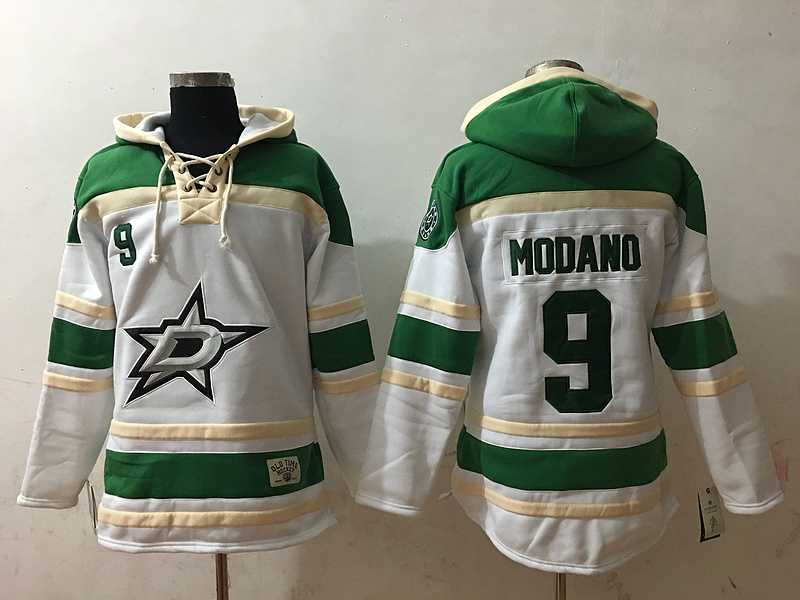 Dallas Stars #9 Mike Modano New White Stitched NHL Hoodie,We sell and wholesale Dallas Stars #9 Mike Modano New White Stitched NHL Hoodie on line form chian!