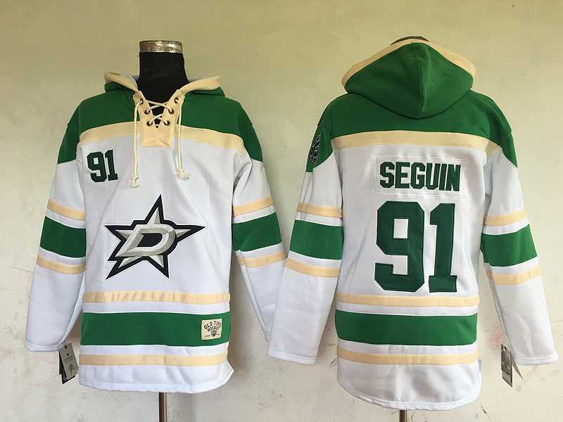 Dallas Stars #91 Tyler Seguin New White Stitched NHL Hoodie,We sell and wholesale Dallas Stars #91 Tyler Seguin New White Stitched NHL Hoodie on line form chian!