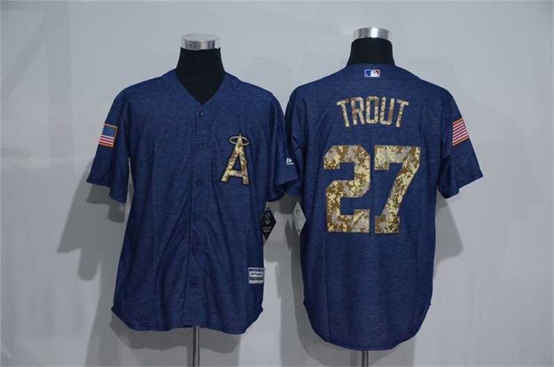 Los Angeles Angels of Anaheim #27 Mike Trout Denim Blue Camo Stitched Baseball Jersey,We sell and wholesale Los Angeles Angels of Anaheim #27 Mike Trout Denim Blue Camo Stitched Baseball Jersey on line form chian!