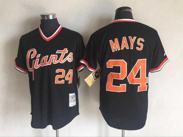 San Francisco Giants #24 Willie Mays Mitchell And Ness Black Throwback Stitched Pullover Jersey,We sell and wholesale San Francisco Giants #24 Willie Mays Mitchell And Ness Black Throwback Stitched Pullover Jersey on line form chian!