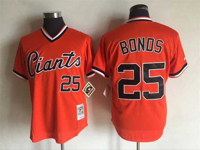 San Francisco Giants #25 Barry Bonds Mitchell And Ness Orange Throwback Stitched Pullover Jersey,We sell and wholesale San Francisco Giants #25 Barry Bonds Mitchell And Ness Orange Throwback Stitched Pullover Jersey on line form chian!