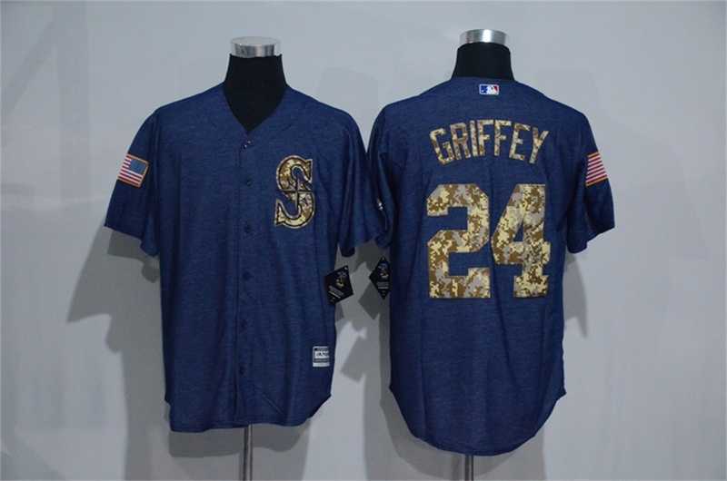 Seattle Mariners #24 Ken Griffey Denim Blue Camo Stitched Baseball Jersey,We sell and wholesale Seattle Mariners #24 Ken Griffey Denim Blue Camo Stitched Baseball Jersey on line form chian!