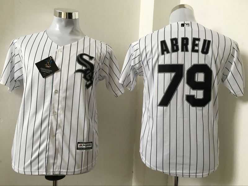 Youth Chicago White Sox #79 Jose Abreu White (Black Strip) New Cool Base Stitched Baseball Jersey,We sell and wholesale Youth Chicago White Sox #79 Jose Abreu White (Black Strip) New Cool Base Stitched Baseball Jersey on line form chian!
