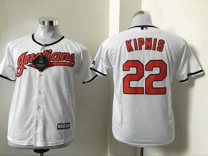 Youth Cleveland Indians #22 Jason Kipnis White New Cool Base Stitched Baseball Jersey,We sell and wholesale Youth Cleveland Indians #22 Jason Kipnis White New Cool Base Stitched Baseball Jersey on line form chian!