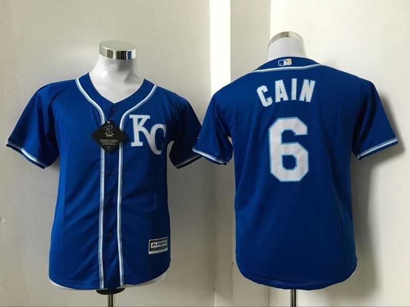 Youth Kansas City Royals #6 Lorenzo Cain Blue New Cool Base Stitched Baseball Jersey,We sell and wholesale Youth Kansas City Royals #6 Lorenzo Cain Blue New Cool Base Stitched Baseball Jersey on line form chian!