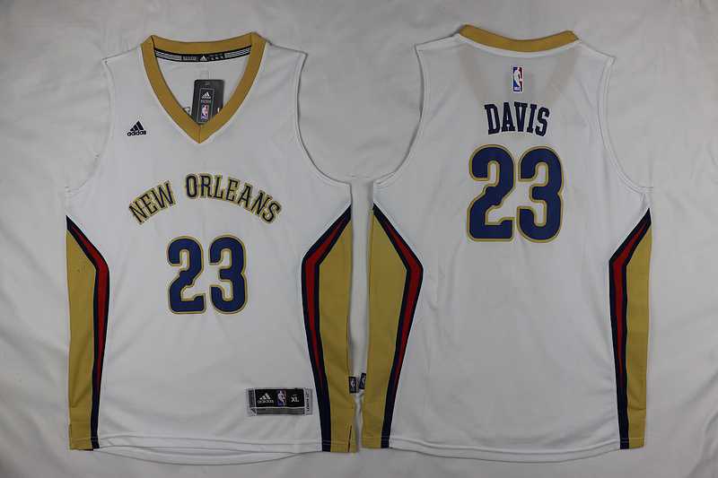 Youth New Orleans Pelicans #23 Anthony Davis Revolution 30 Swingman White Stitched Jersey,We sell and wholesale Youth New Orleans Pelicans #23 Anthony Davis Revolution 30 Swingman White Stitched Jersey on line form chian!