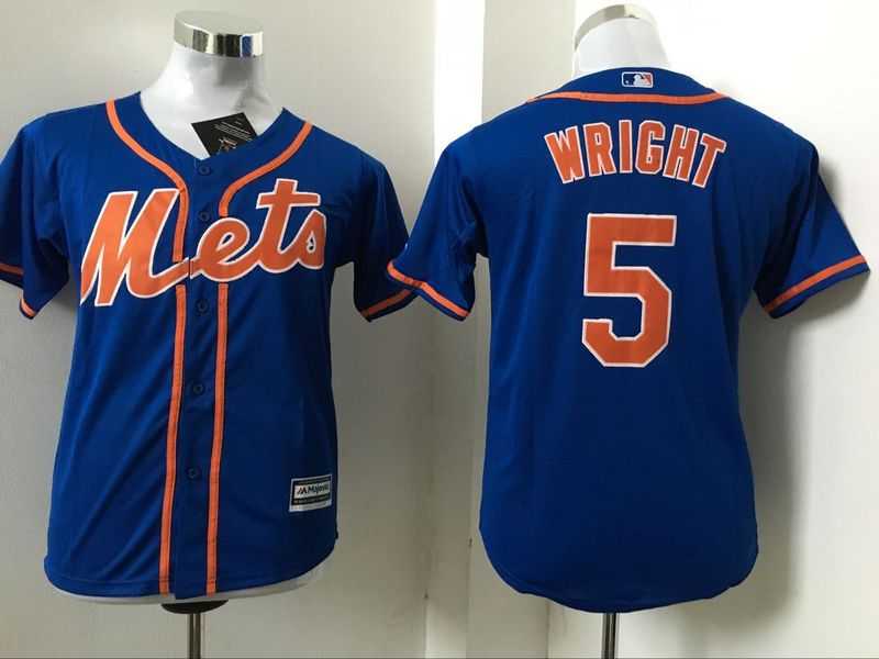 Youth New York Mets #5 David Wright Blue New Cool Base Stitched Baseball Jersey,We sell and wholesale Youth New York Mets #5 David Wright Blue New Cool Base Stitched Baseball Jersey on line form chian!