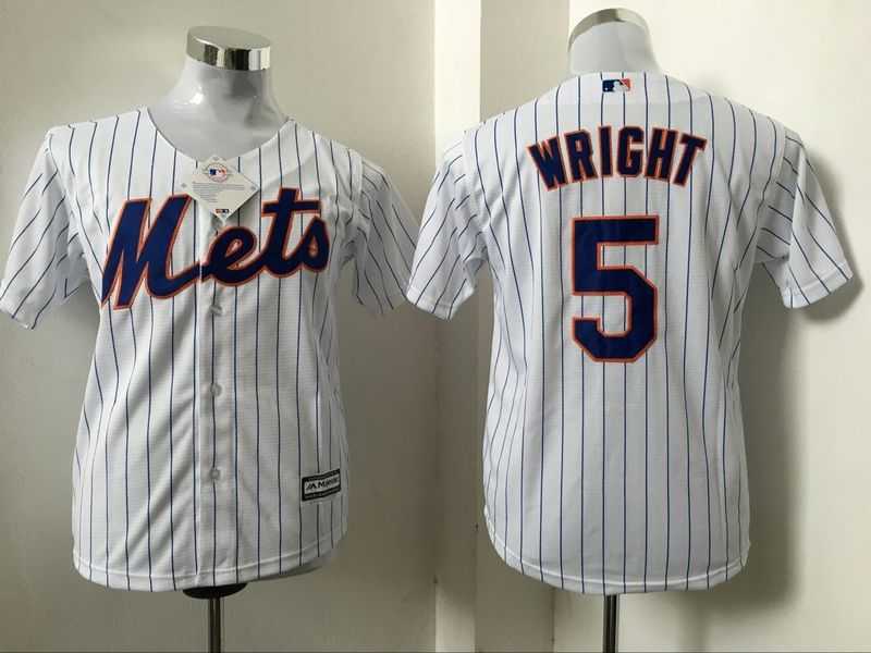 Youth New York Mets #5 David Wright White (Blue Strip) New Cool Base Stitched Baseball Jersey,We sell and wholesale Youth New York Mets #5 David Wright White (Blue Strip) New Cool Base Stitched Baseball Jersey on line form chian!