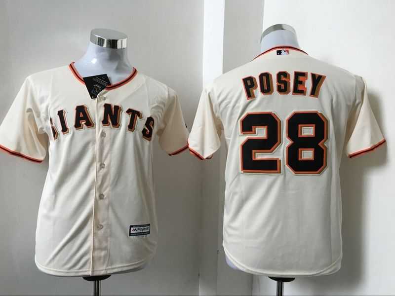 Youth San Francisco Giants #28 Buster Posey Cream New Cool Base Stitched Baseball Jersey,We sell and wholesale Youth San Francisco Giants #28 Buster Posey Cream New Cool Base Stitched Baseball Jersey on line form chian!