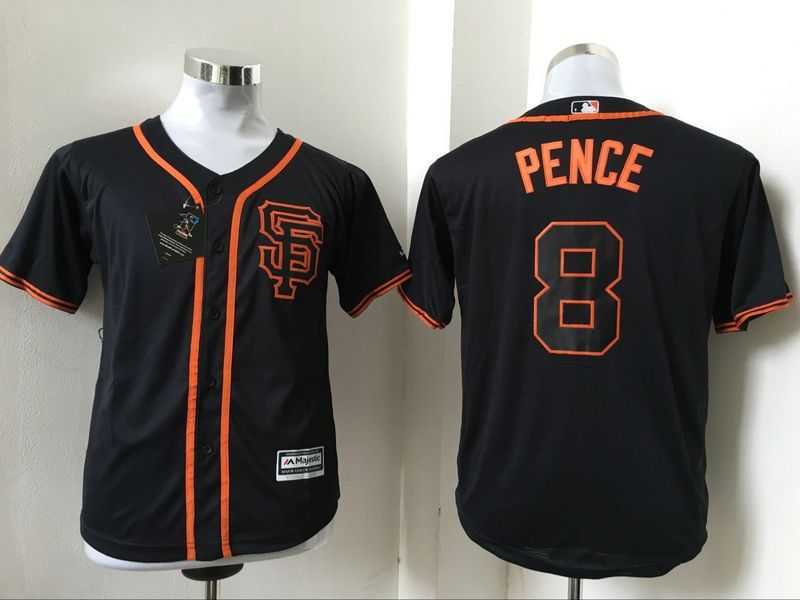 Youth San Francisco Giants #8 Hunter Pence Black New Cool Base Stitched Baseball Jersey,We sell and wholesale Youth San Francisco Giants #8 Hunter Pence Black New Cool Base Stitched Baseball Jersey on line form chian!
