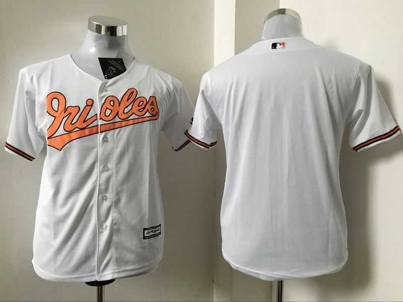 Youth Baltimore Orioles Customized White New Cool Base Stitched Baseball Jersey,We sell and wholesale Youth Baltimore Orioles Customized White New Cool Base Stitched Baseball Jersey on line form chian!