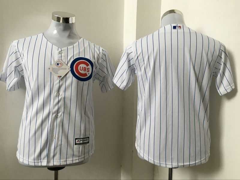 Youth Chicago Cubs Customized White (Blue Strip) New Cool Base Stitched Baseball Jersey,We sell and wholesale Youth Chicago Cubs Customized White (Blue Strip) New Cool Base Stitched Baseball Jersey on line form chian!