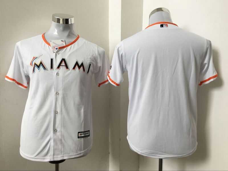 Youth Miami Marlins Customized White New Cool Base Stitched Baseball Jersey,We sell and wholesale Youth Miami Marlins Customized White New Cool Base Stitched Baseball Jersey on line form chian!