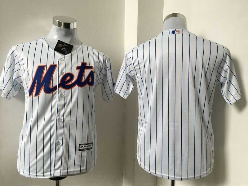 Youth New York Mets Customized White (Blue Strip) New Cool Base Stitched Baseball Jersey,We sell and wholesale Youth New York Mets Customized White (Blue Strip) New Cool Base Stitched Baseball Jersey on line form chian!