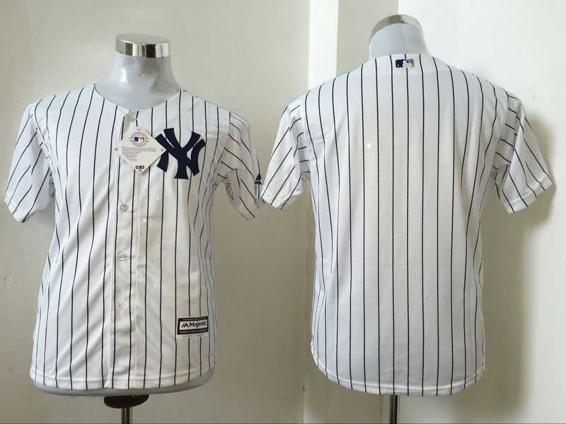 Youth New York Yankees Customized White (Black Strip) New Cool Base Stitched Baseball Jersey,We sell and wholesale Youth New York Yankees Customized White (Black Strip) New Cool Base Stitched Baseball Jersey on line form chian!