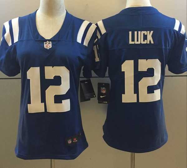 Women Nike Limited Indianapolis Colts #12 Andrew Luck Royal Blue 2016 Rush Stitched NFL Jersey,We sell and wholesale Women Nike Limited Indianapolis Colts #12 Andrew Luck Royal Blue 2016 Rush Stitched NFL Jersey on line form chian!