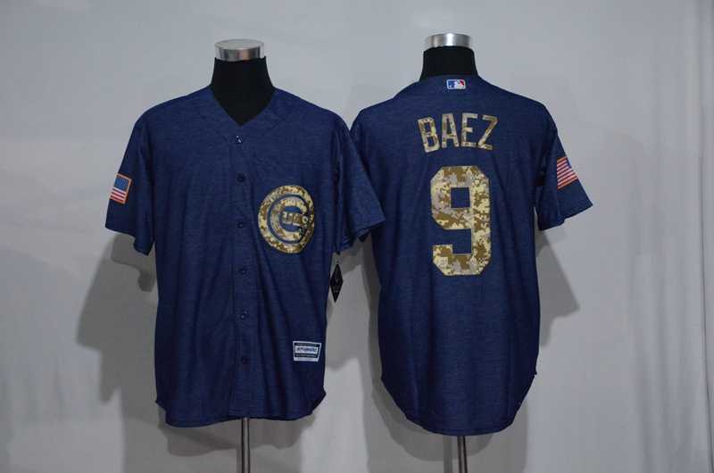 Chicago Cubs #9 Javier Baez Denim Blue Camo Stitched Baseball Jersey,We sell and wholesale Chicago Cubs #9 Javier Baez Denim Blue Camo Stitched Baseball Jersey on line form chian!