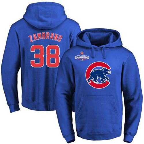 Glued Chicago Cubs #38 Carlos Zambrano Blue 2016 World Series Champions Primary Logo Pullover MLB Hoodie,We sell and wholesale Glued Chicago Cubs #38 Carlos Zambrano Blue 2016 World Series Champions Primary Logo Pullover MLB Hoodie on line form chian!