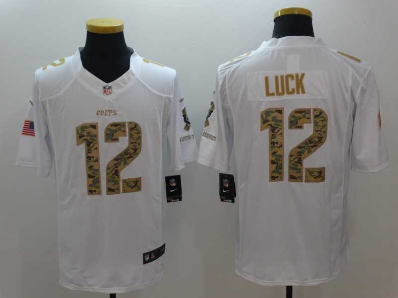 Nike Limited Indianapolis Colts #12 Andrew Luck White Salute To Service Stitched Jersey,We sell and wholesale Nike Limited Indianapolis Colts #12 Andrew Luck White Salute To Service Stitched Jersey on line form chian!