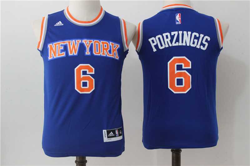 Youth New York Knicks #6 Kristaps Porzingis Blue Swingman Stitched Jersey,We sell and wholesale Youth New York Knicks #6 Kristaps Porzingis Blue Swingman Stitched Jersey on line form chian!